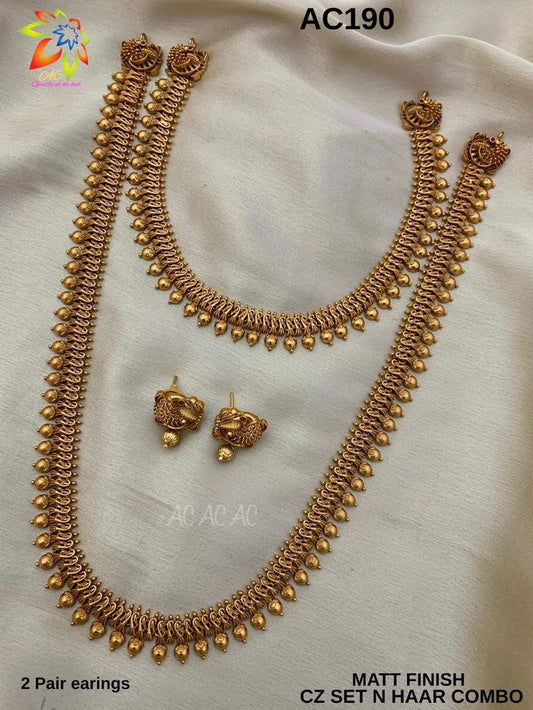 Star and Look Layered Necklace Combo Set